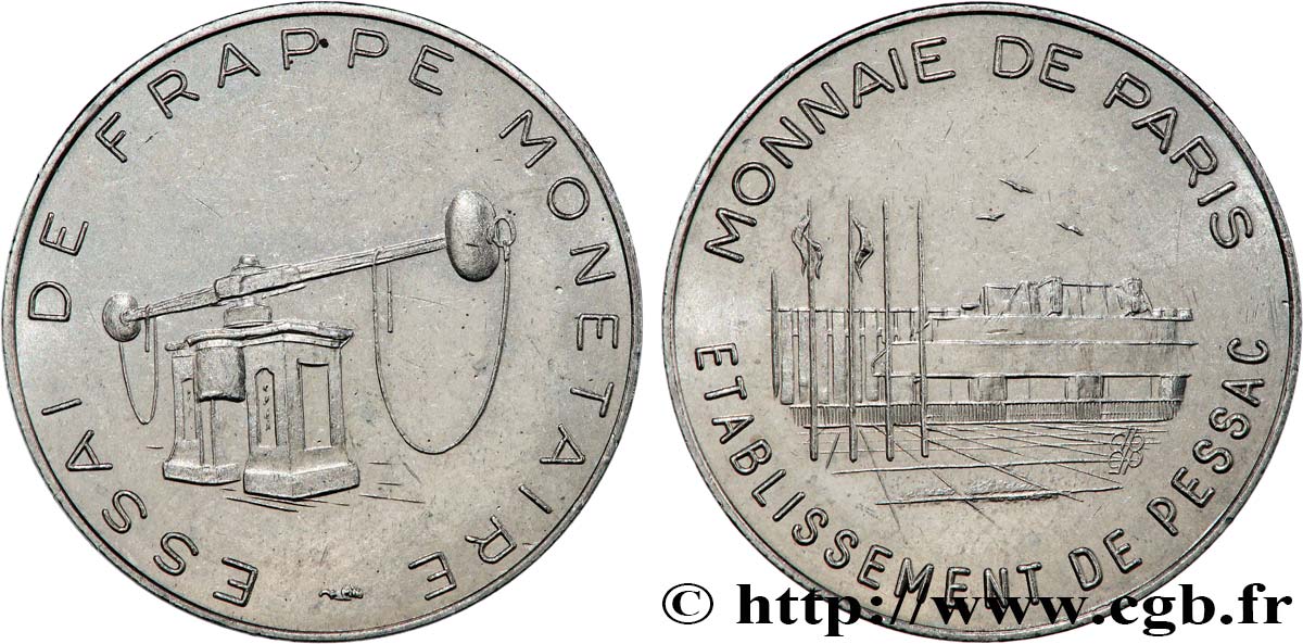 EUROPÄISCHE ZENTRALBANK 50 Cent euro, essai de frappe monétaire dit de “Pessac” n.d.