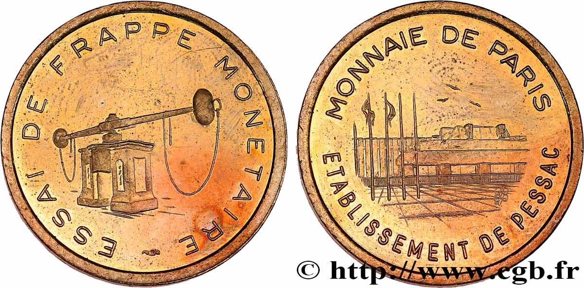 BANQUE CENTRALE EUROPEENNE Essai de frappe monétaire dit de “Pessac” n.d. SPL
