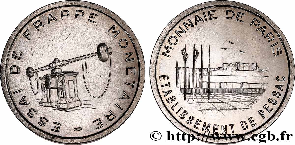 BANCO CENTRAL EUROPEO Essai de frappe monétaire dit de “Pessac” n.d. SC