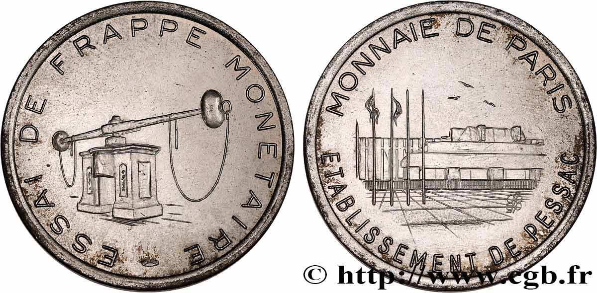 BANQUE CENTRALE EUROPEENNE Essai de frappe monétaire dit de “Pessac” n.d. SPL