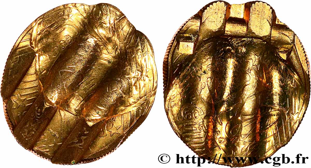 FRANCE 10 Cent Nouvelle Semeuse, premier type (stries fines), difformée 1999 SPL