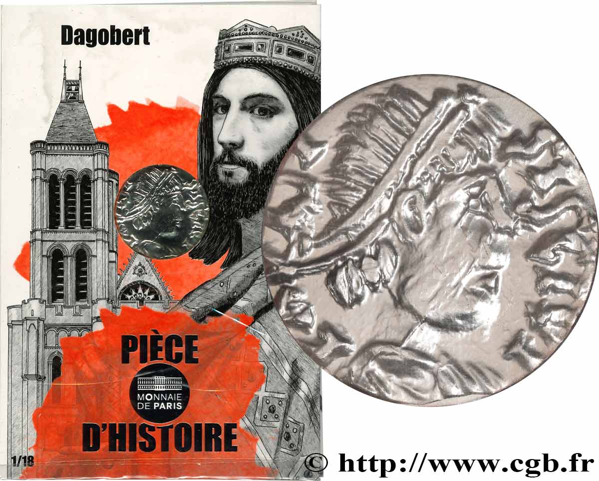 FRANCE PIÈCE D HISTOIRE - 10 EURO ARGENT DAGOBERT 2019 FDC