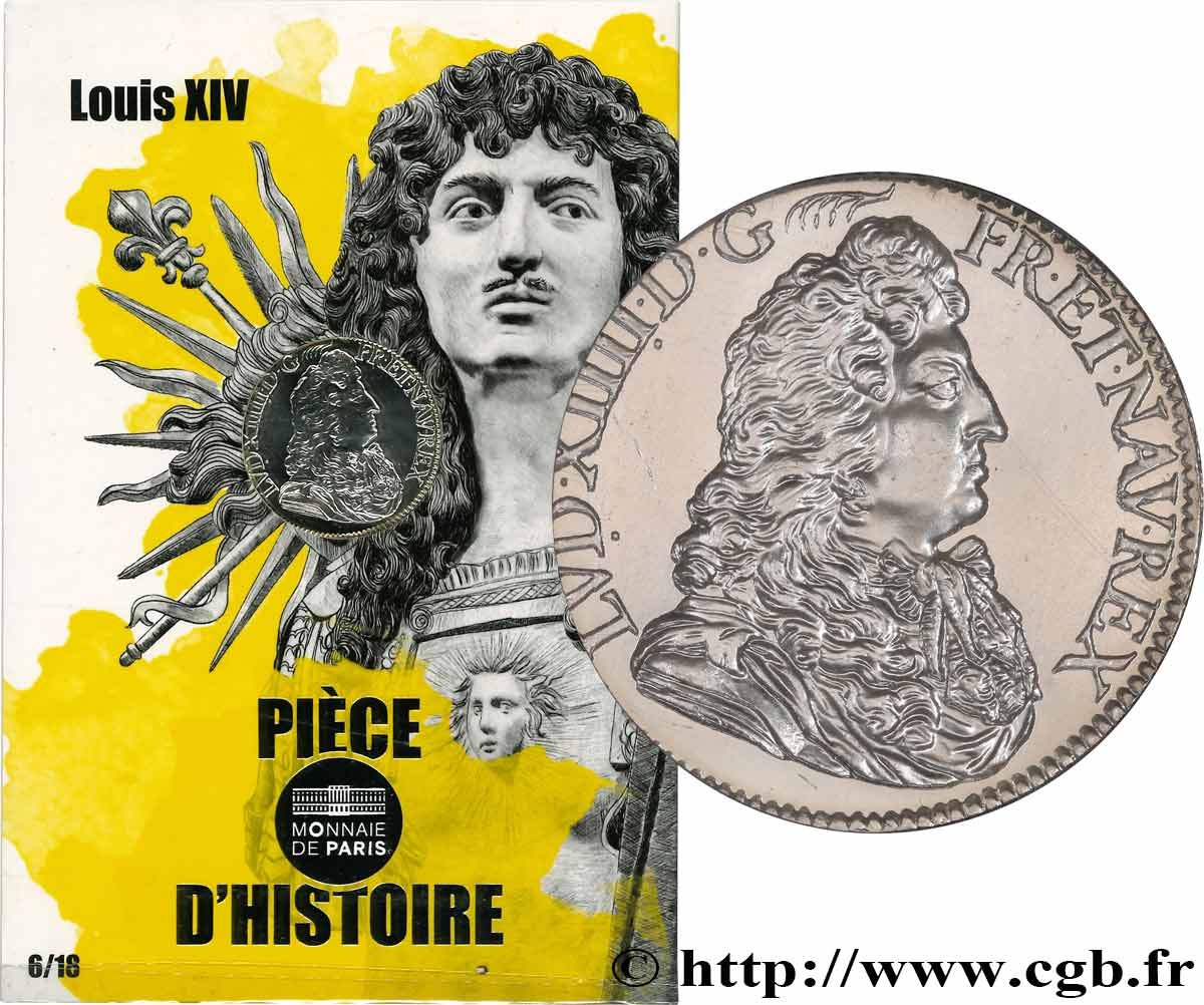 FRANKREICH PIÈCE D HISTOIRE - 10 EURO ARGENT LOUIS XIV 2019