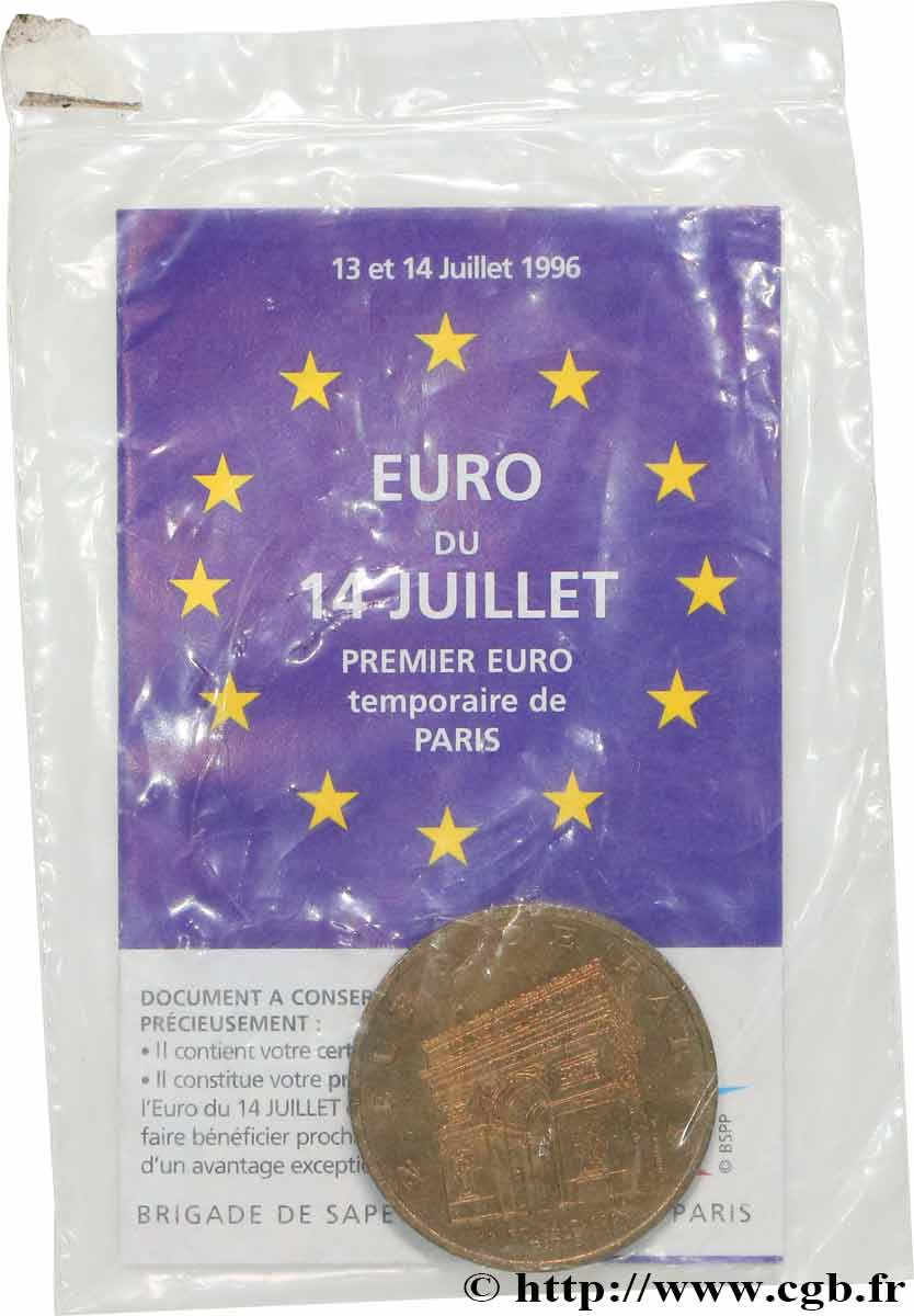 FRANKREICH 2 Euro de Paris (13 et 14 juillet 1996) - Brigade des sapeurs-pompiers de Paris 1996