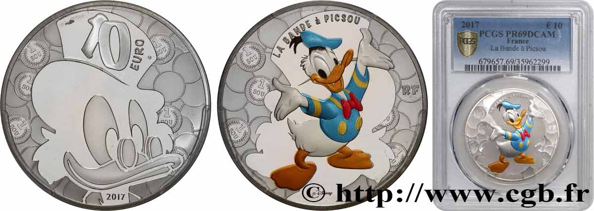 FRANCE Belle Épreuve 10 Euro -  LA BANDE A PICSOU 2017 BE