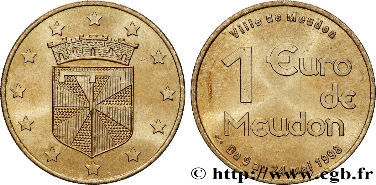 FRANKREICH 1 Euro de Meudon 1998