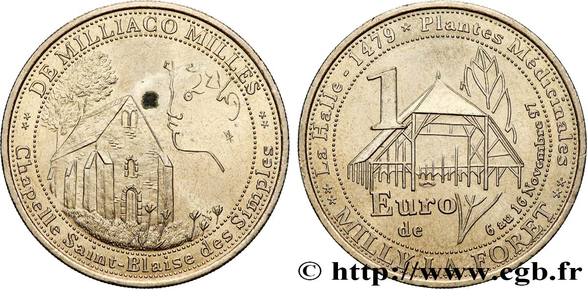 FRANCE 1 Euro de Milly-la-Forêt (6 - 16 novembre 1997) 1997 MS