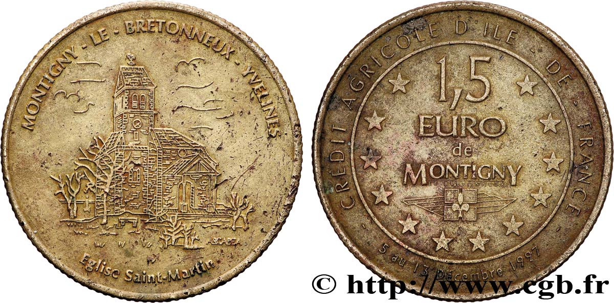 FRANCE 1,5 Euro de Montigny (5 - 13 décembre 1997) 1997 SPL