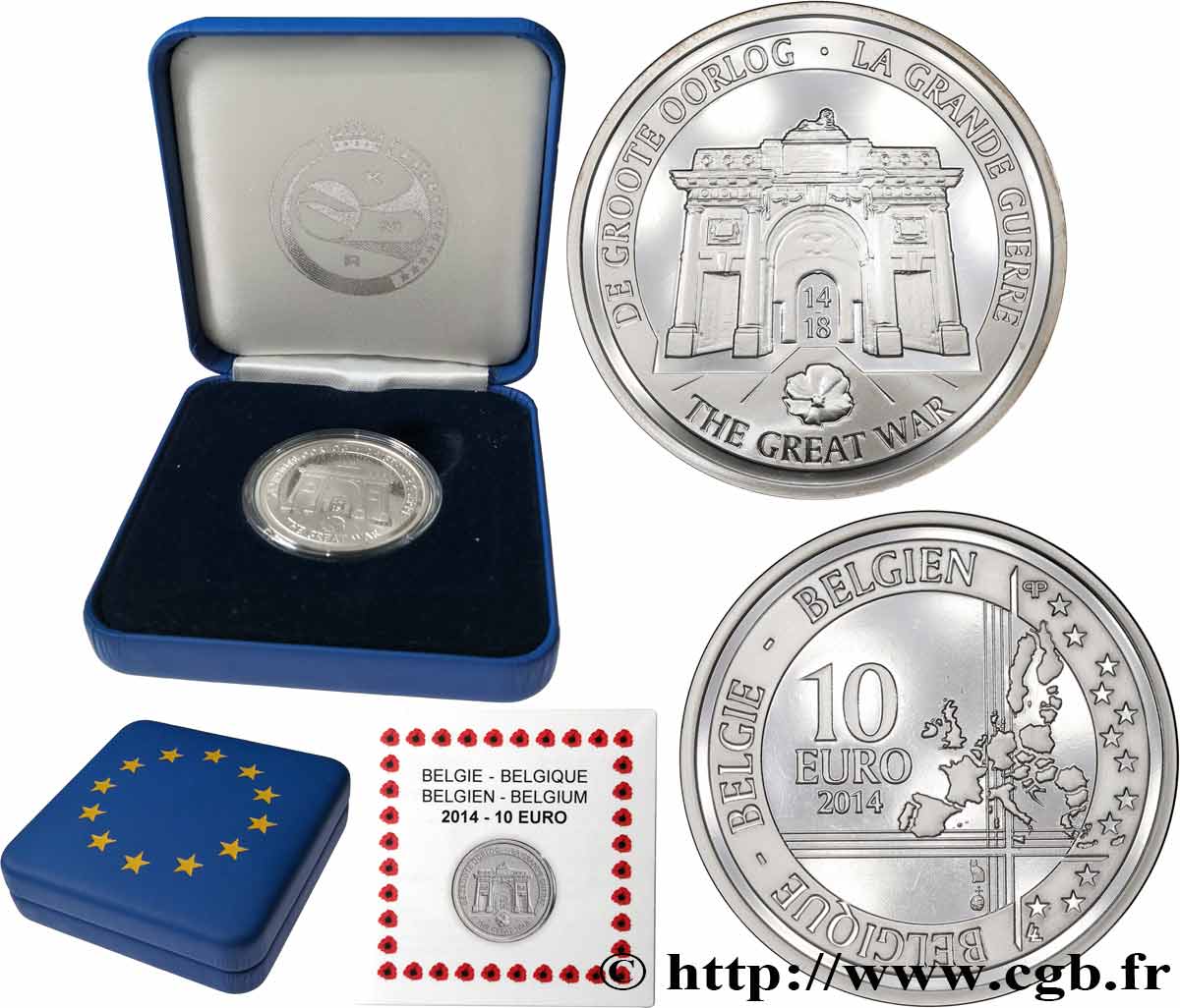 BELGIQUE BELLE ÉPREUVE 10 Euro ALBERT II 2014 BE