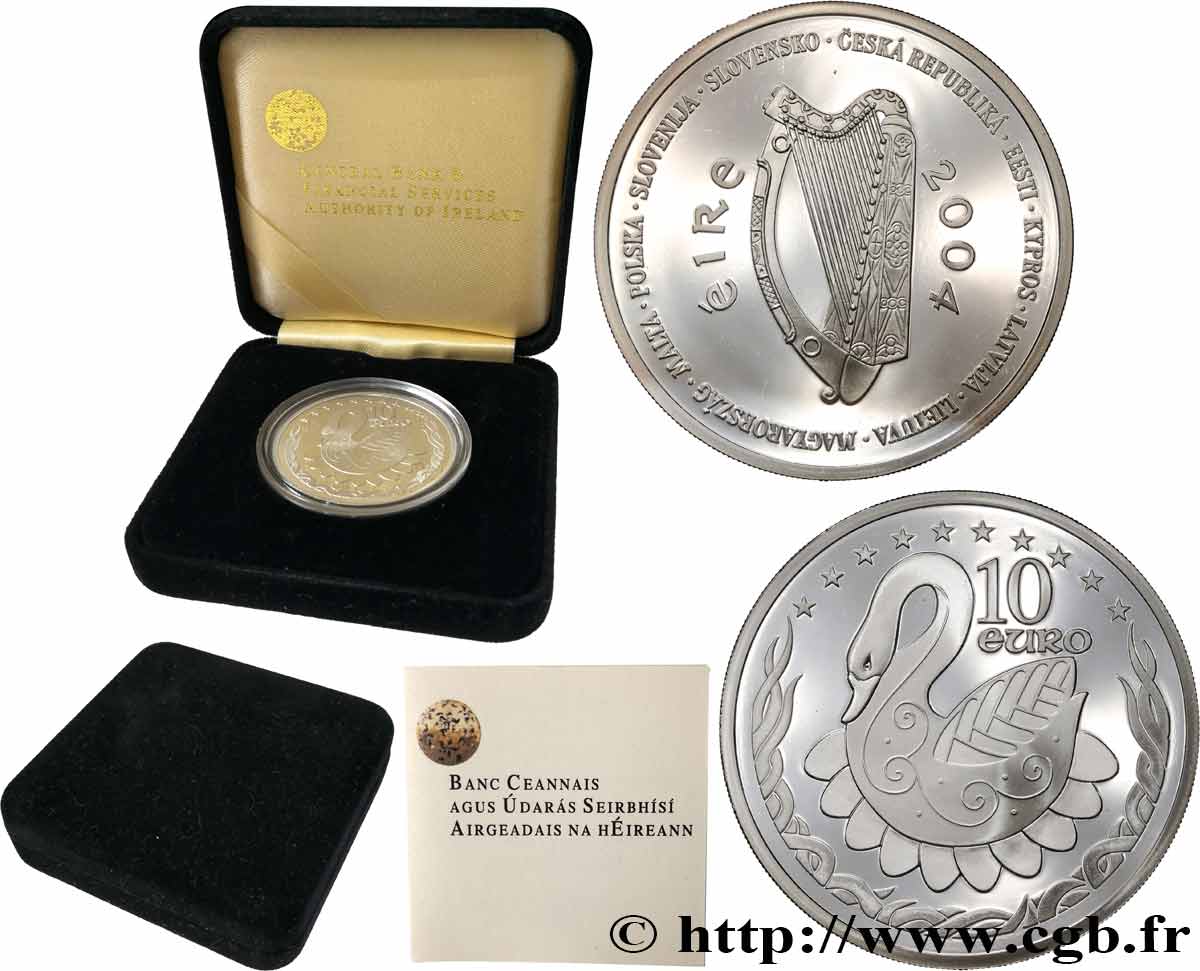 IRELAND REPUBLIC Belle Épreuve 10 Euro  2004 Proof set