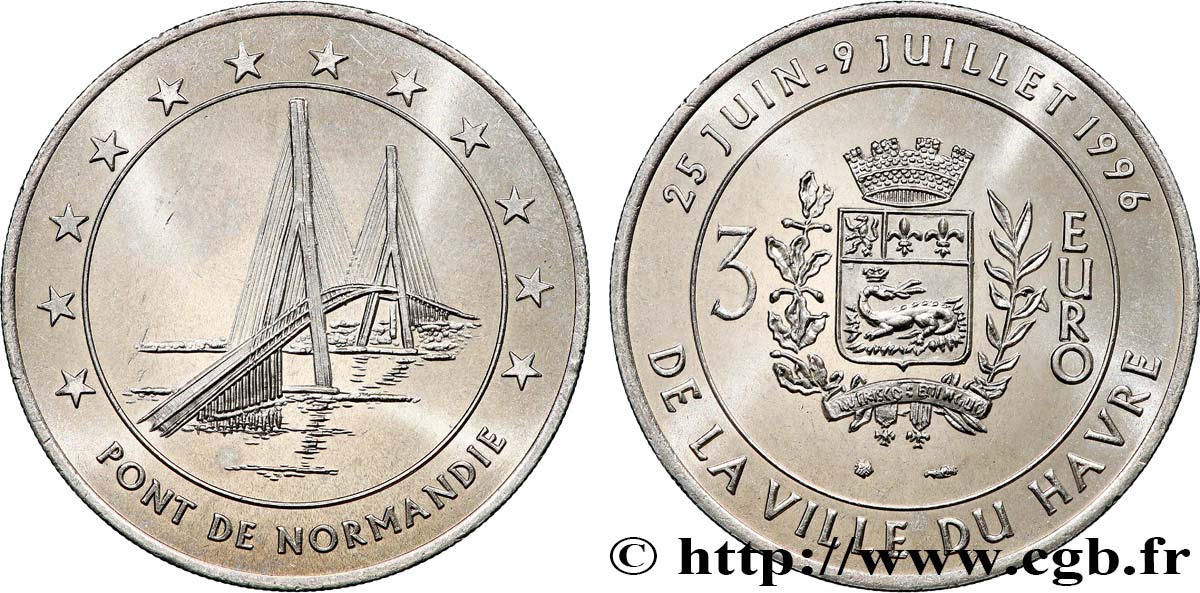 FRANKREICH 3 Euro du Havre (25 juin - 9 juillet 1996) 1996
