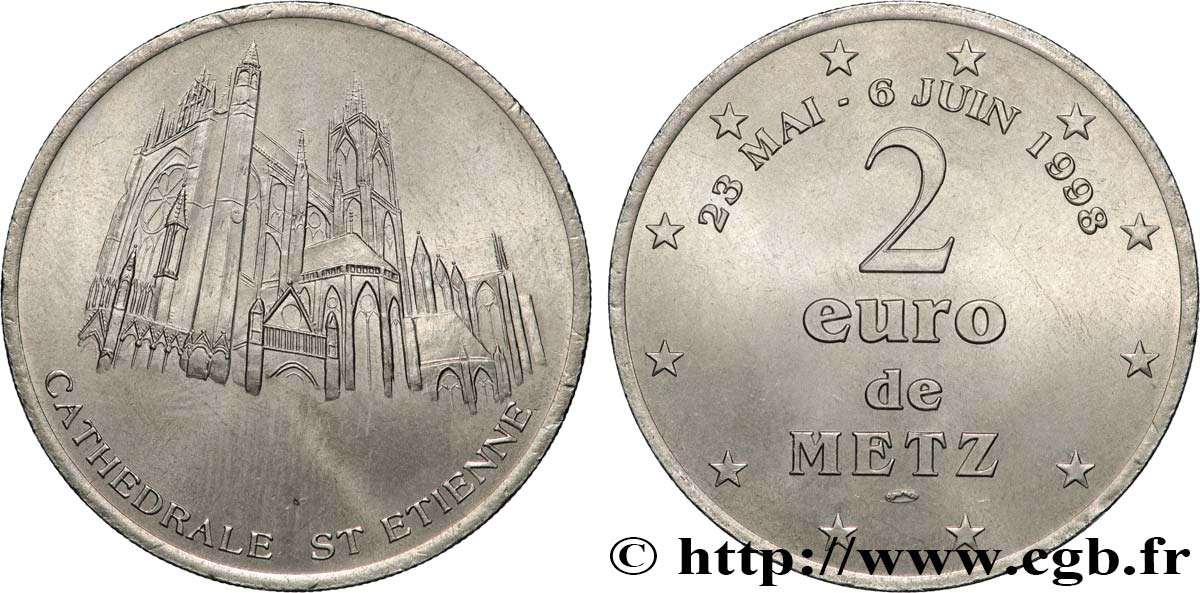 FRANCIA 2 Euro de Metz (23 mai - 6 juin 1998) 1998 EBC