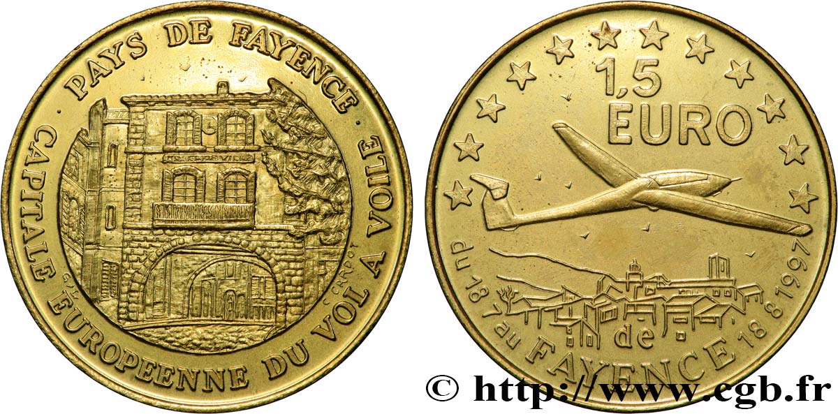 FRANCE 1 Euro de Fayence (18 juillet - 18 août 1997) 1997 SUP