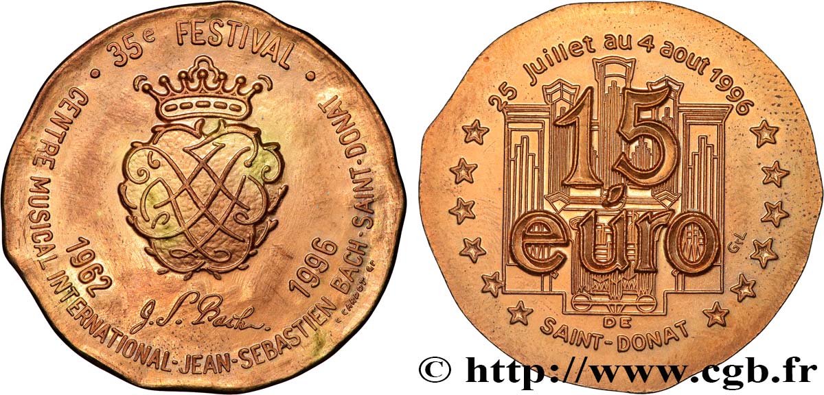 FRANCE 1,5 Euro de Saint-Donat (25 juillet - 4 août 1996) 1996 SPL