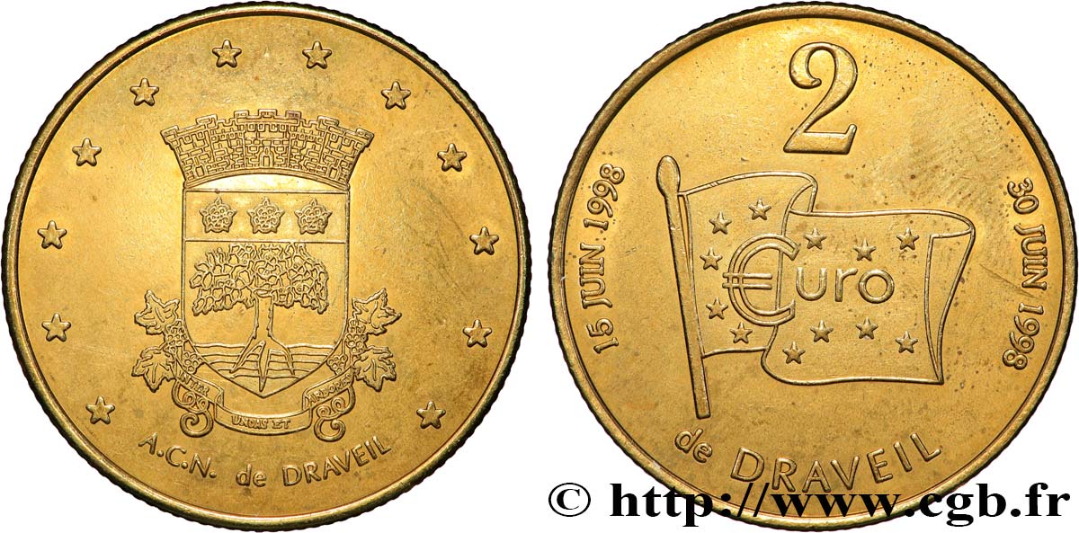 FRANCE 2 Euro de Draveil (15 - 30 juin 1998) 1998 SUP