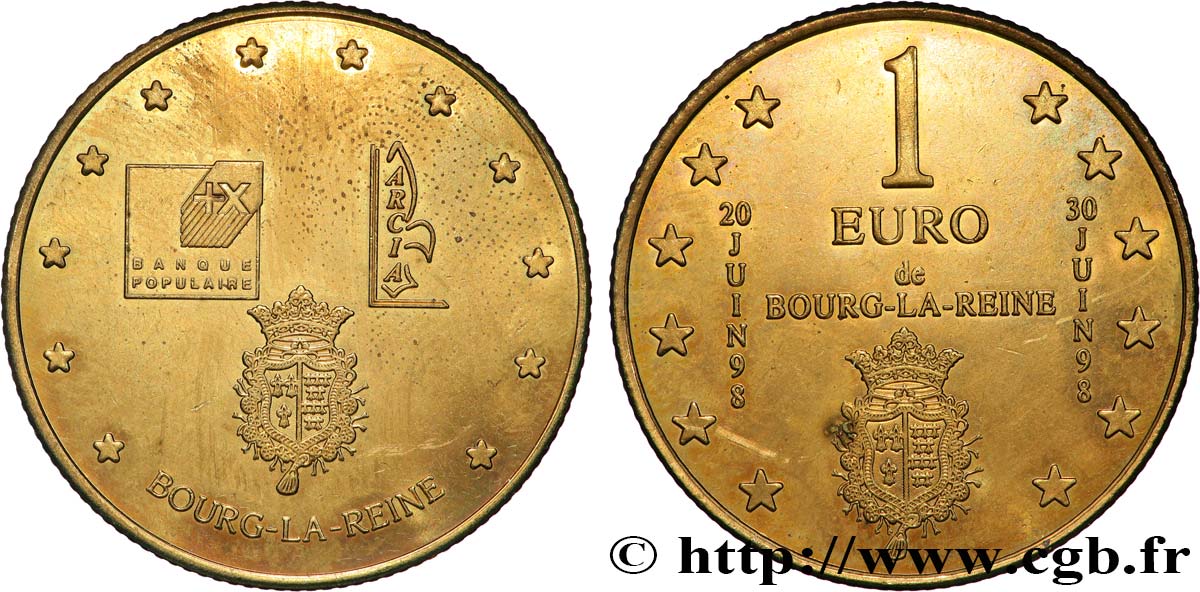 FRANCE 1 Euro de Bourg-la-Reine (20 - 30 juin 1998) 1998 SUP