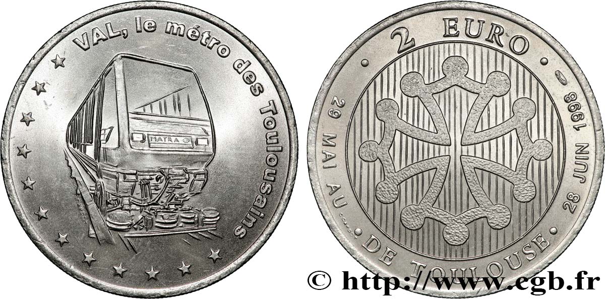 FRANCE 2 Euro Toulouse (29 mai - 28 juin 1998) 1998 MS