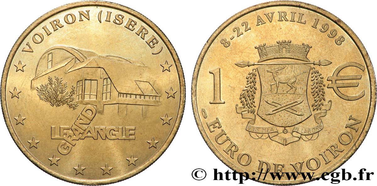 FRANCIA 1 Euro de Voiron (8 - 22 avril 1998) 1998 SC