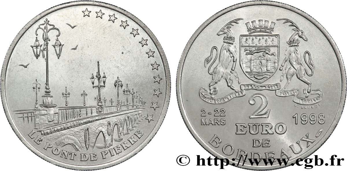 FRANCE 2 Euro de Bordeaux (2 - 22 mars 1998) 1998 SPL