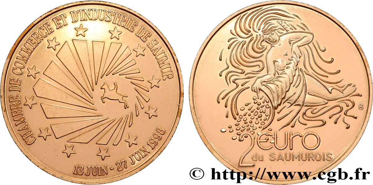 FRANCIA 2 Euro de Saumur (13 - 27 juin 1998) 1998 MS