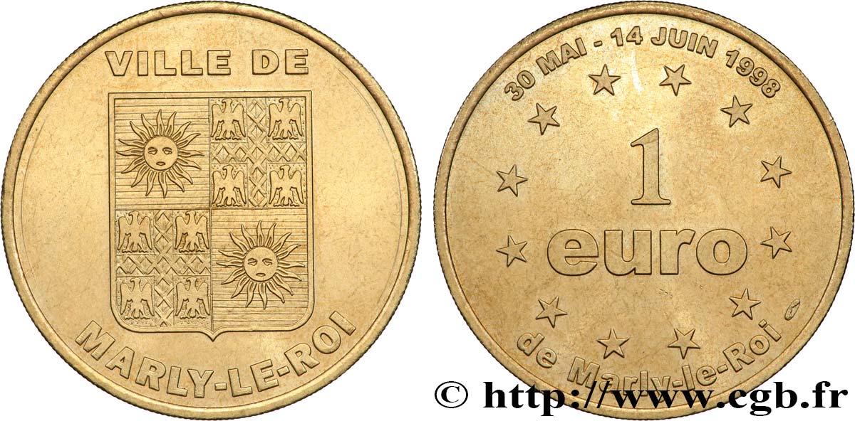 FRANCIA 1 Euro de Marly-le-Roi (30 mai - 14 juin 1998) 1998 EBC