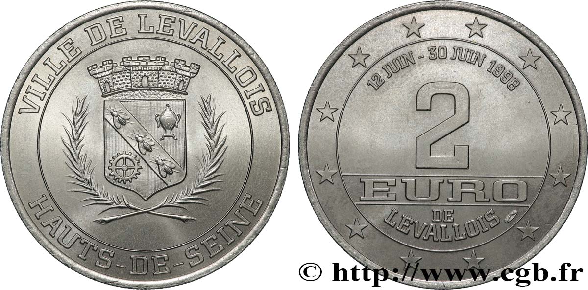 FRANCE 2 Euro de Levallois (12 - 30 juin 1998) 1998 MS