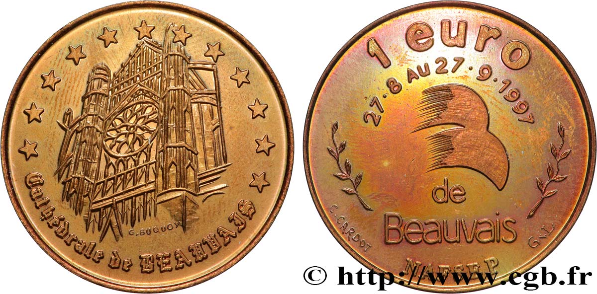 FRANCIA 1 Euro de Beauvais (27 août - 27 septembre 1997) 1997 EBC