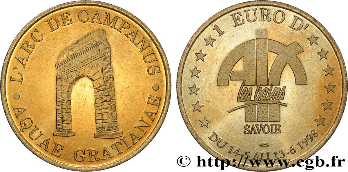 FRANCIA 1 Euro d’Aix-les-Bains (14 mai - 13 juin 1998) 1998 MS