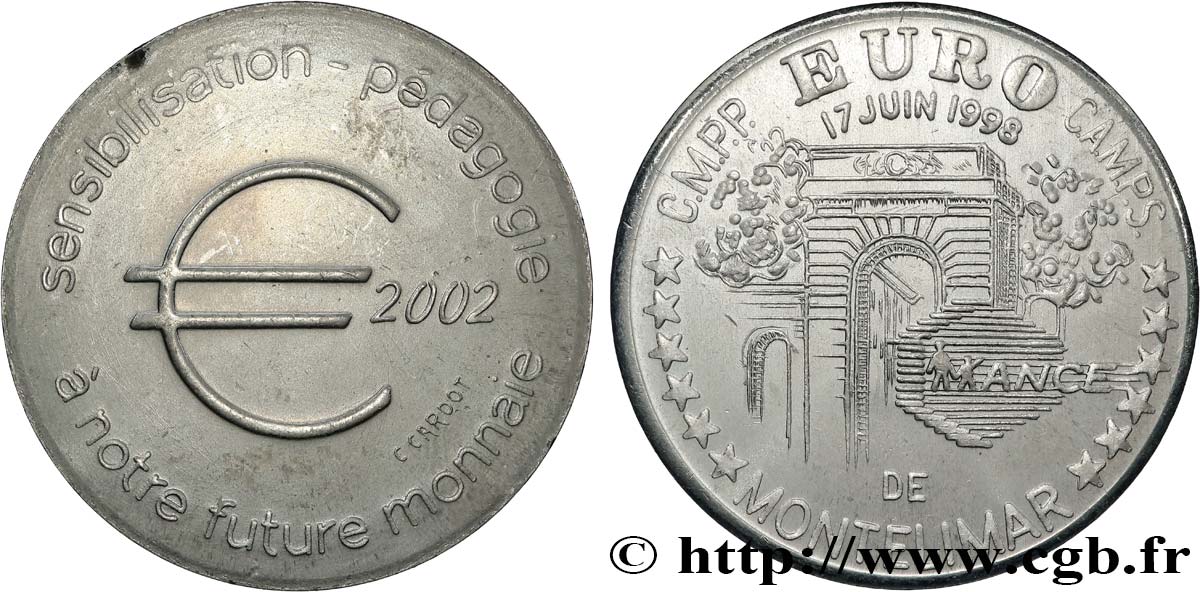 FRANKREICH 1 Euro de Montélimar  1998