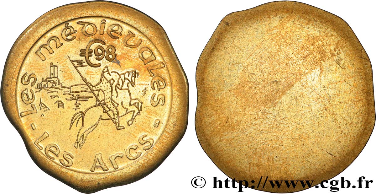 FRANCIA 1 Euro des Arcs 1998 MS