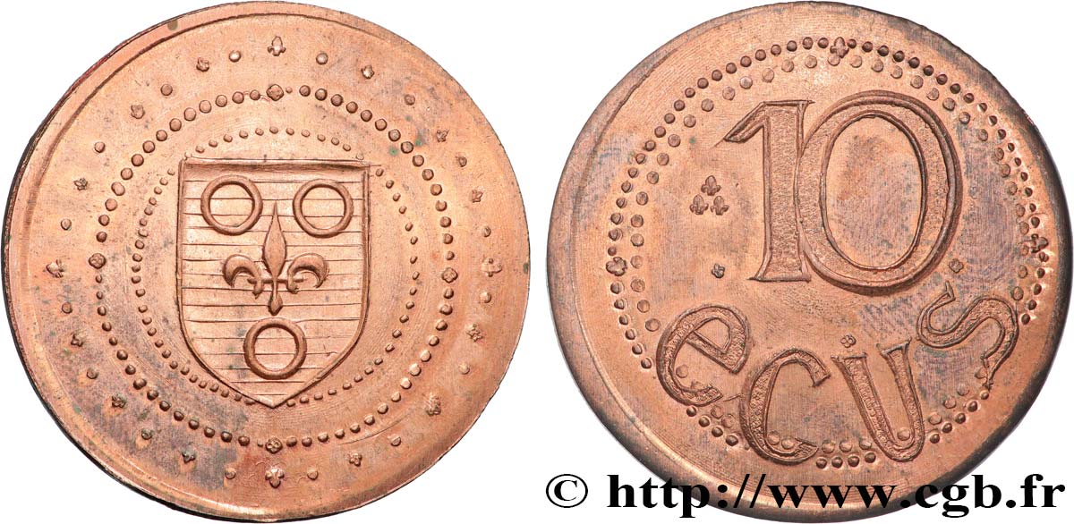 FRANCE 10 Ecu d’Orbec n.d. MS