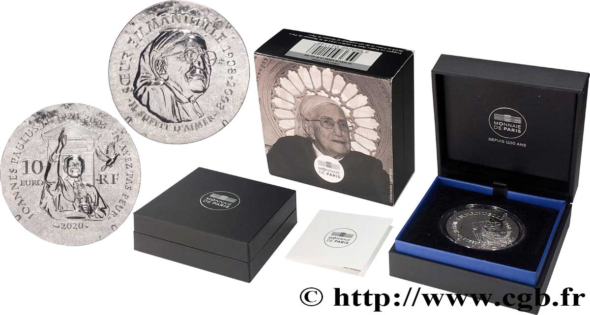 FRANCE 10 Euro SOEUR EMMANUELLE 2020 MS
