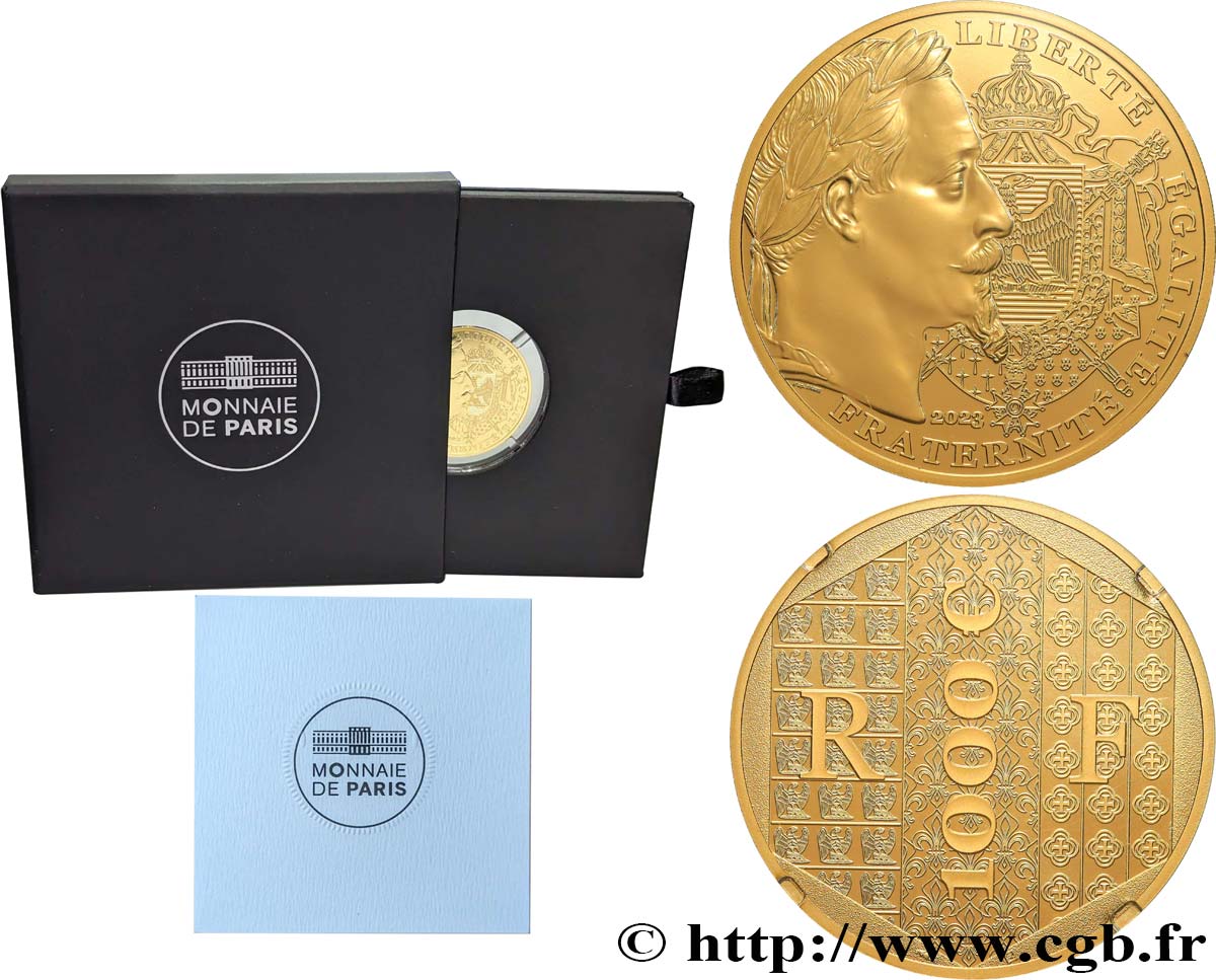 FRANCIA 1000 Euro LE NAPOLEON (or) 2023 FDC