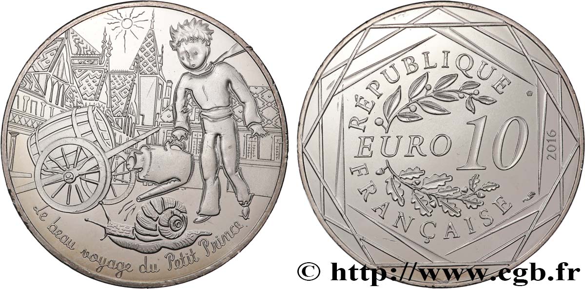 FRANCE 10 Euro LE PETIT PRINCE A LA CAMPAGNE 2016 SPL