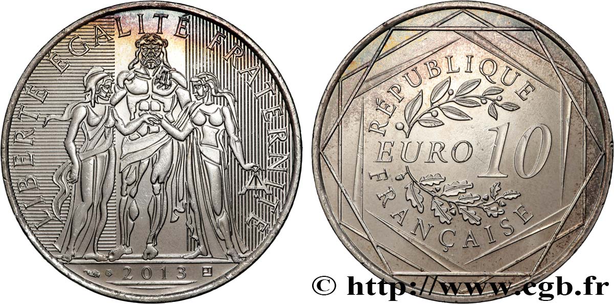 FRANCIA 10 Euro HERCULE 2013 SC