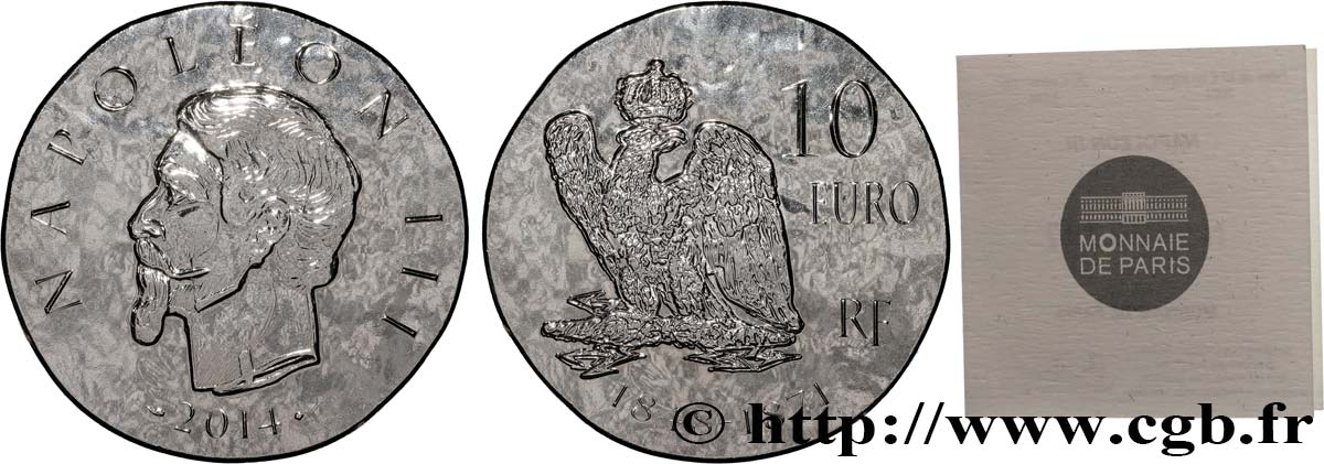 FRANCE 10 Euro NAPOLEON III 2014 BE