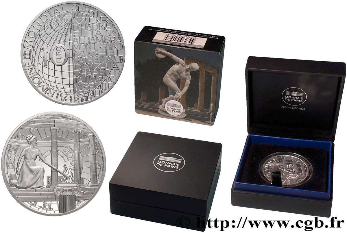 FRANCE Belle Epreuve 10 Euro OLYMPIE 2020 Proof set