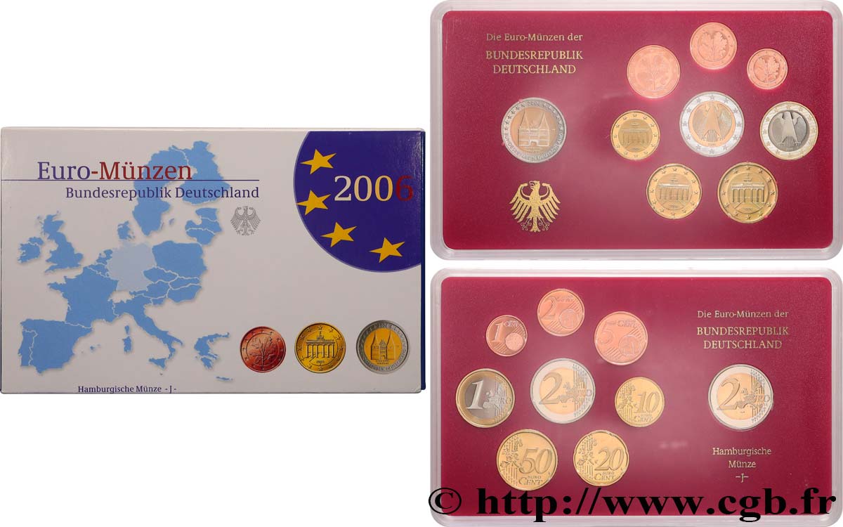 GERMANY COFFRET Euro BELLE ÉPREUVE  2006 Proof set