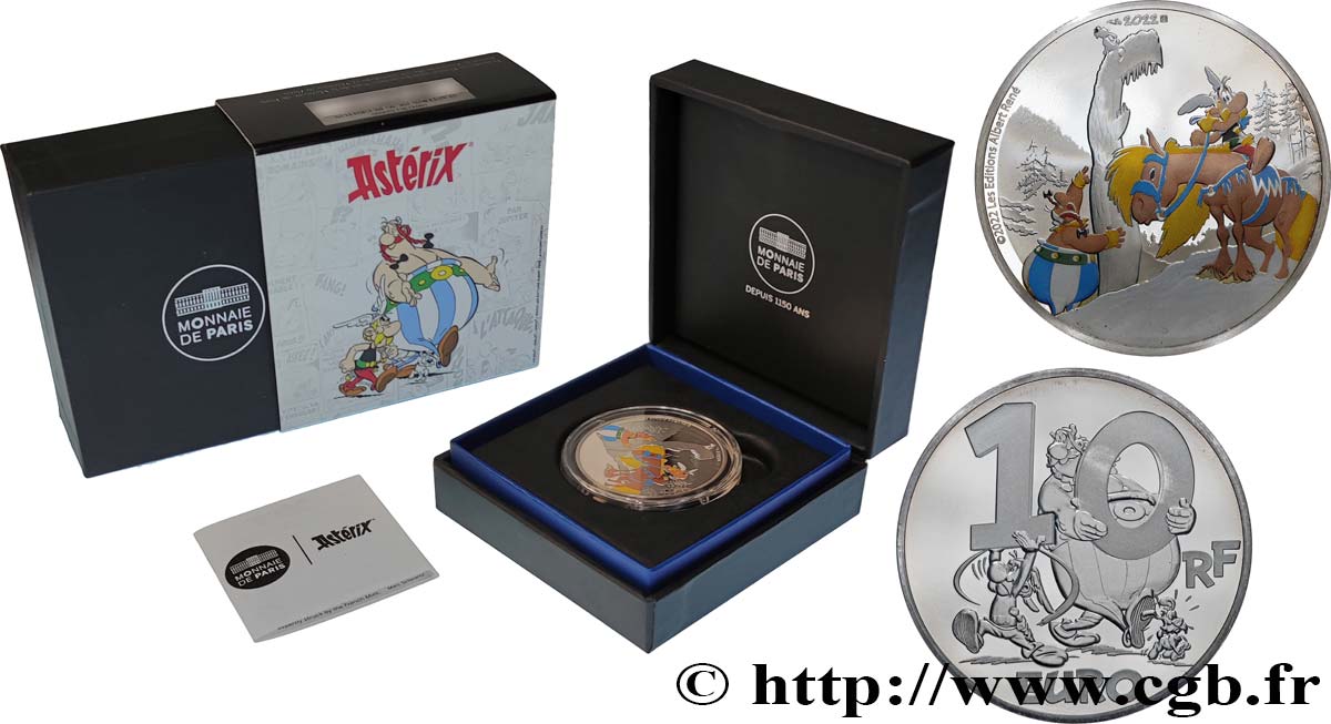FRANCE BELLE EPREUVE 10 Euro ASTERIX - GRIFFON 2022 BE
