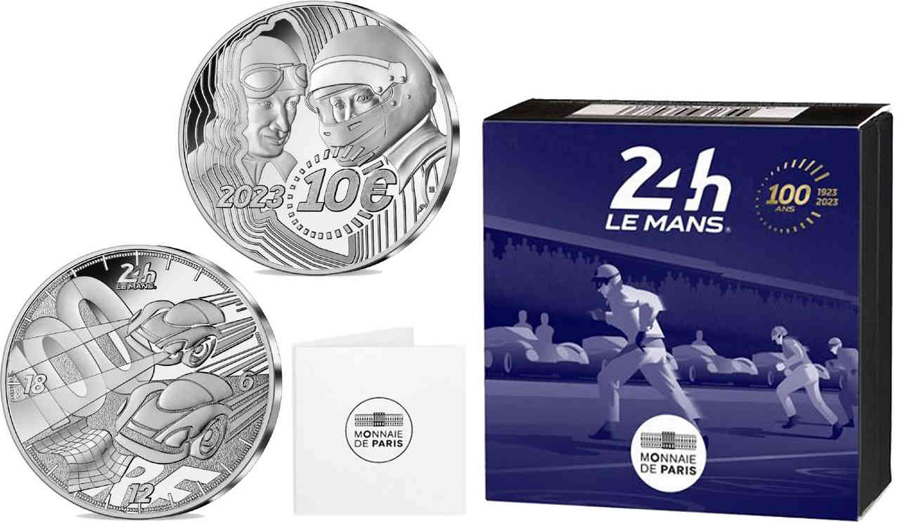 FRANCE BELLE EPREUVE 10 Euro 24H DU MANS 2023 BE