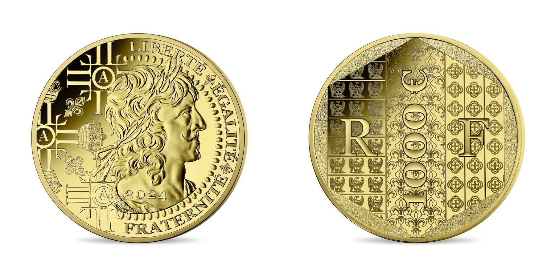 FRANCIA 1000 Euro LE LOUIS D’OR (or) 2024 BU