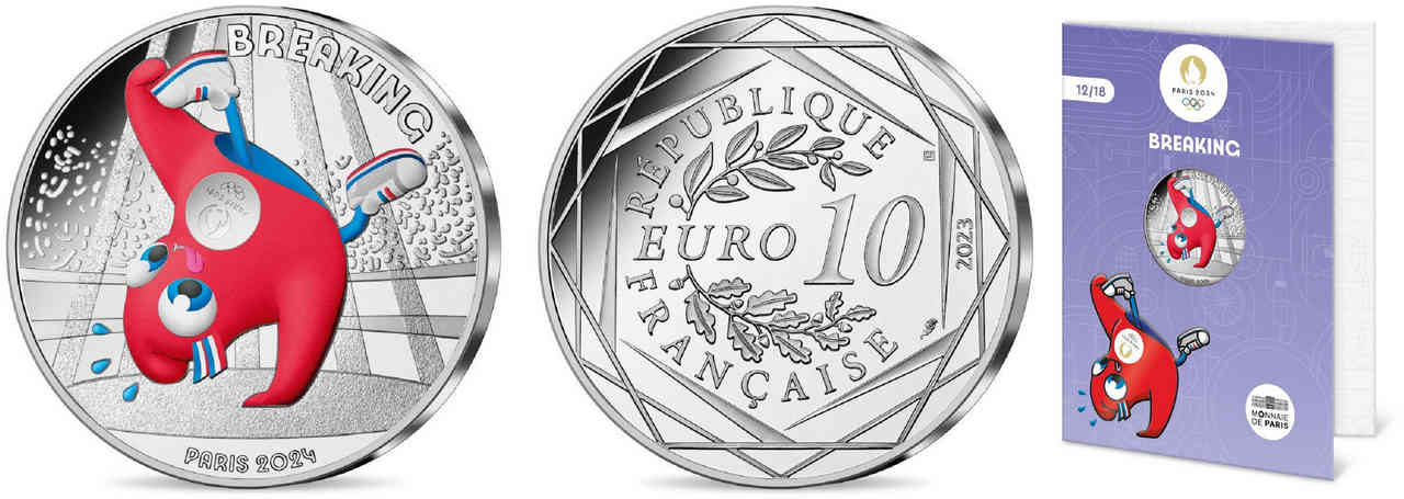 FRANCE 10 Euro MASCOTTE - BREAKING 2023 Brilliant Uncirculated