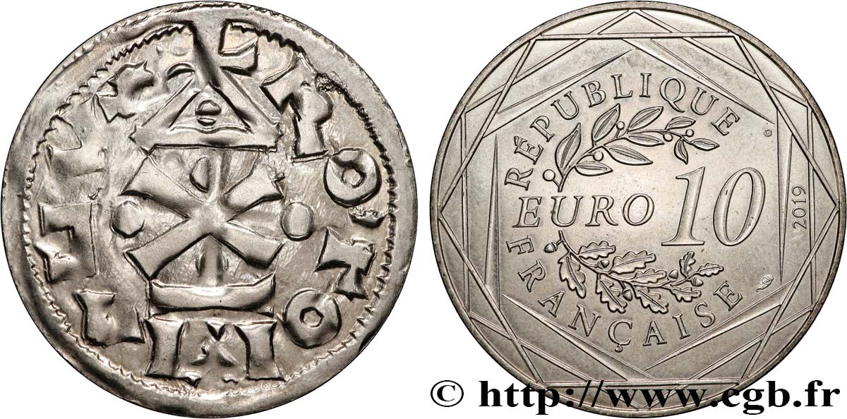 FRANCE 10 EURO GUILLAUME LE CONQUERANT 2019 SPL