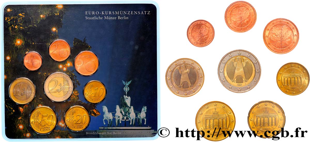 GERMANIA SÉRIE Euro BRILLANT UNIVERSEL 2002 BU