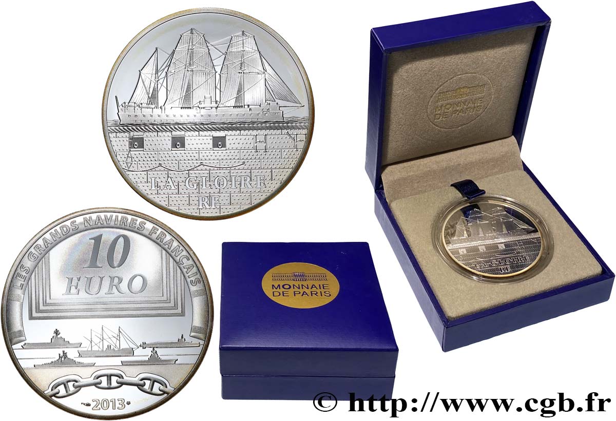 FRANCE Belle Épreuve 10 Euro LA GLOIRE 2013 Proof set