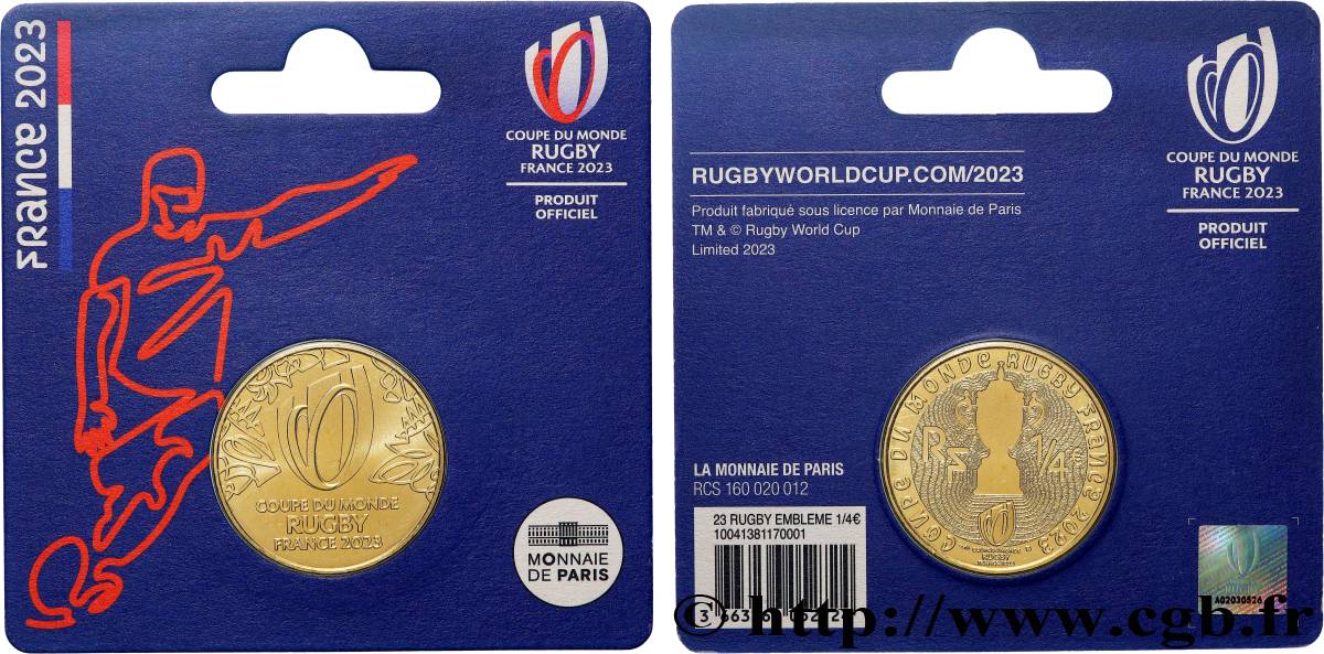 FRANCE 1/4 Euro COUPE DU MONDE DE RUGBY 2023 MS