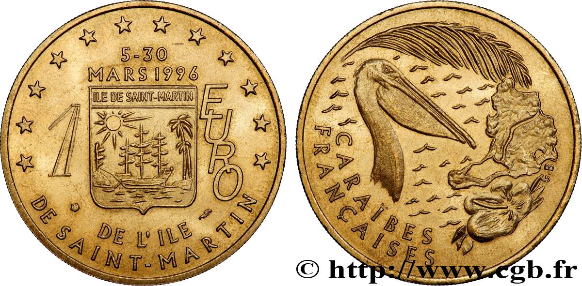 FRANCE 1 Euro de L’Ile de Saint-Martin (5 - 30 mars 1996) 1996 SPL