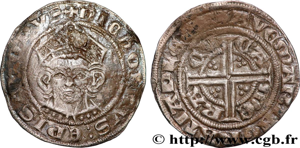 CAMBRÉSIS - BISHOPRIC OF CAMBRAI - NICHOLAS OF FONTAINES called NICHOLAS III (51th BISHOP) Petit gros VF/VF