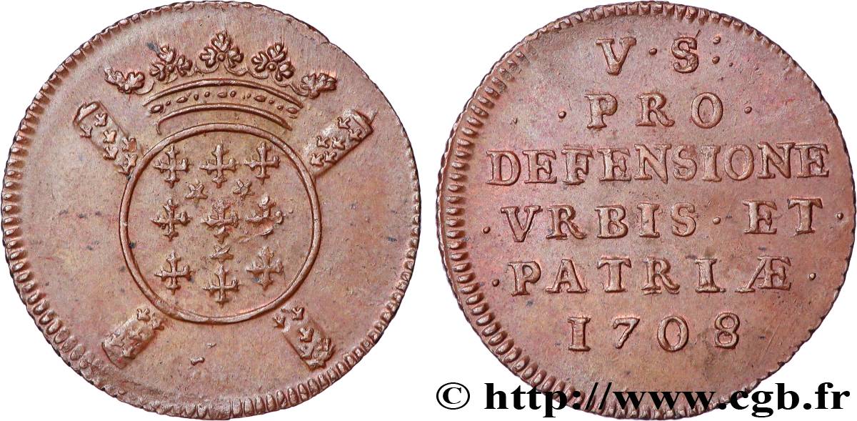 FLANDRE - SIÈGE DE LILLE Cinq sols, monnaie obsidionale AU