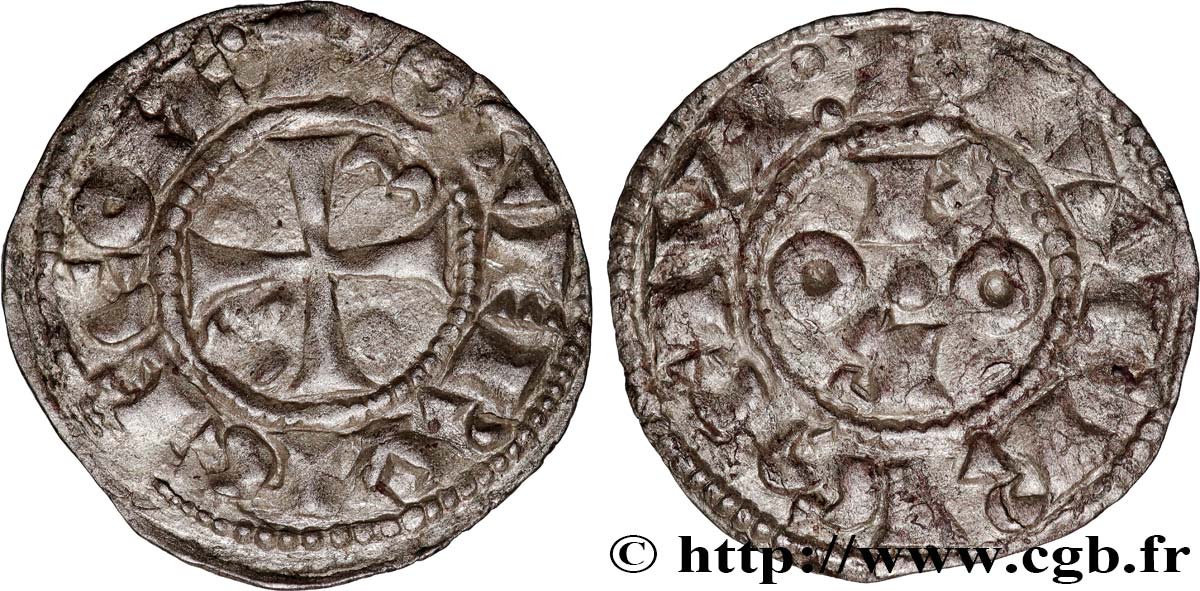 LANGUEDOC - VISCOUNTCY OF BEZIERS - ROGER I Denier AU